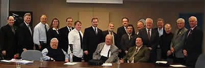 members of nsleo with Premier and Nova Scotia government members